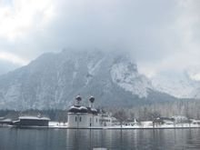 国王湖雪景